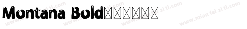 Montana Bold字体转换